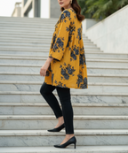 Floral Top - Yellow
